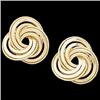 Image 1 : 14K GOLD EARRINGS LOVERS KNOT #1201212
