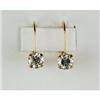 Image 1 : 14k Earrings Cubic Zirconium Synthetic  DIAMOND#1201213