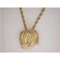  14k GOLD SLIDE for NECKLACE #1201215