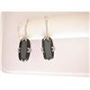 Image 1 :  Antique Style EARRINGS BLACK ONYX Filigree #1201216