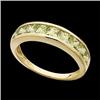 Image 1 : 14k GOLD   PERIDOT WEDDING BAND #1201237