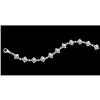 Image 1 : Antique Style WhiteGold Bracelet DIAMONDS #1201238
