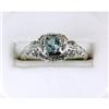 Image 1 : ANTIQUE Style BLUE TOPAZ RING #1201246