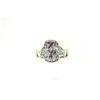 Image 1 : ANTIQUE Style RING w AMETHYSTS and DIAMOND #1201268