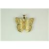 Image 1 : 14k YELLOW GOLD BUTTERFLY PENDANT #1201274