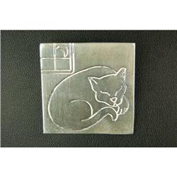 Sterling Silver Cat Pin #1201287