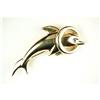 Image 1 : 14K GOLD PIN of a DOLPHIN #1201299