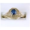 Image 1 : ANTIQUE Style Ring SAPPHIRE .70 CARATS!  #1201307