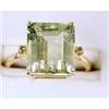 Image 1 : 14k GOLD RING PERIDOT = 7 CARATS! Diamonds #1201313