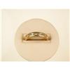 Image 1 : 18K GOLD WEDDING BAND 7 DIAMONDS! #1201329