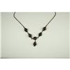 Image 1 : ANTIQUE STYLE NECKLACE BOHEMIAN GARNETS #1201333