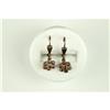 Image 1 : ANTIQUE Style Earrings BOHEMIAN GARNETS #1201334