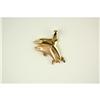 Image 1 : 14K GOLD PENDANT 2 DOLPHINS #1201344