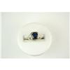 Image 1 : ANTIQUE Style WhiteGold Ring SAPPHIRE .80 CTS! #1201356