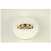 Image 1 :  ANTIQUE GOLD RING OPALS w GARNETS #1201366