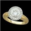 Image 1 : 14K Gold DIAMOND ENGAGEMENT RING .45 CARATS! #1201390