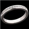 Image 1 : PLATINUM Eternity Band DIAMONDS SZ 5 #1201409