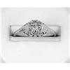 Image 1 :  Antique FILIGREE Ring w DIAMOND #1201475