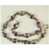 Image 1 : ANTIQUE BRACELET  AMETHYSTS 8 inch #1201479