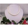 Image 1 : Freshwater PEARL NECKLACE 8.0 - 9.0MM 14k Clasp#1201565