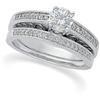 Image 1 : WhiteGold DIAMOND ENGAGEMENT RING .59 CTS! #1201649