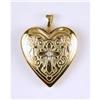 Image 1 : Antique  Gold HEART LOCKET  Diamond   #1201674