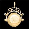 Image 1 : ANTIQUE Style 14k SOLID GOLD LOCKET  #1201753