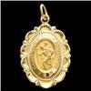 Image 1 : 14k GOLD PENDANT  ST. CHRISTOPHER MEDAL #1201756