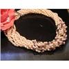 Image 1 : RHJ MultiString Genuine Pearl choker w amethyst#1211206