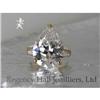 Image 1 : RHJ Cubic Zirconium Stone Pear Ring w/Tapers #1211209