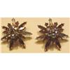 Image 1 : 40's Clipon Earrings  Signed Sherman #1211245