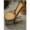 Image 1 : WALNUT VICTORIAN ROCKING CHAIR #1211380