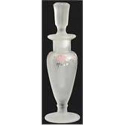 New Martinsville Satin Glass Perfume Bottle 2 #1211404