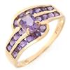 Image 1 : 1.25ctw. Amethyst Ring---Yellow Gold Setting #1211819