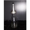 Image 1 : Glass- 1 qt. oil bottle w/ funnel & cap #1212214