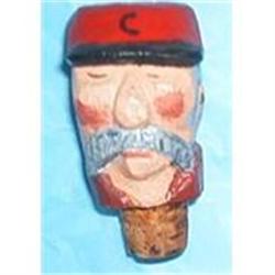 Carved Wooden Cork Stopper #1220605