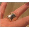 Image 1 : Sterling Silver  Thumbprint Style Ring #1220637