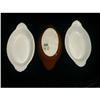 Image 1 : Set of 3 Serving Dishes Signed HALL  #1220805