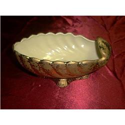 22K Gold Leaf Porcelain Dish #1220808