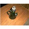 Image 1 : Old Green Spout Bottle with Cork/Wood Stopper  #1220923