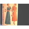 Image 1 : 1940s-50s PatternVintage Evening Gown Day Dress#1221198