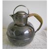 Image 1 : Marked Silver Teapot with Wicker Handle #1221261