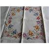 Image 1 : Vintage Embroidered Tablecloth and Six Napkins #1221273