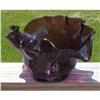 Image 1 : 4.25 x 8.25" L AMETHYST COLOR CRACKLE GLASS #1221404