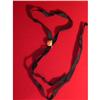 Image 1 : Ribbon Necklace with Carved Rosette #1221505