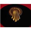 Image 1 : Elegant Flowing Goldtone  Lisner Pin #1221511