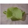 Image 1 : Fenton lime green frosted dish, two handles #1221529