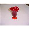 Image 1 : Fenton Lily Vase--ruby red #1221540