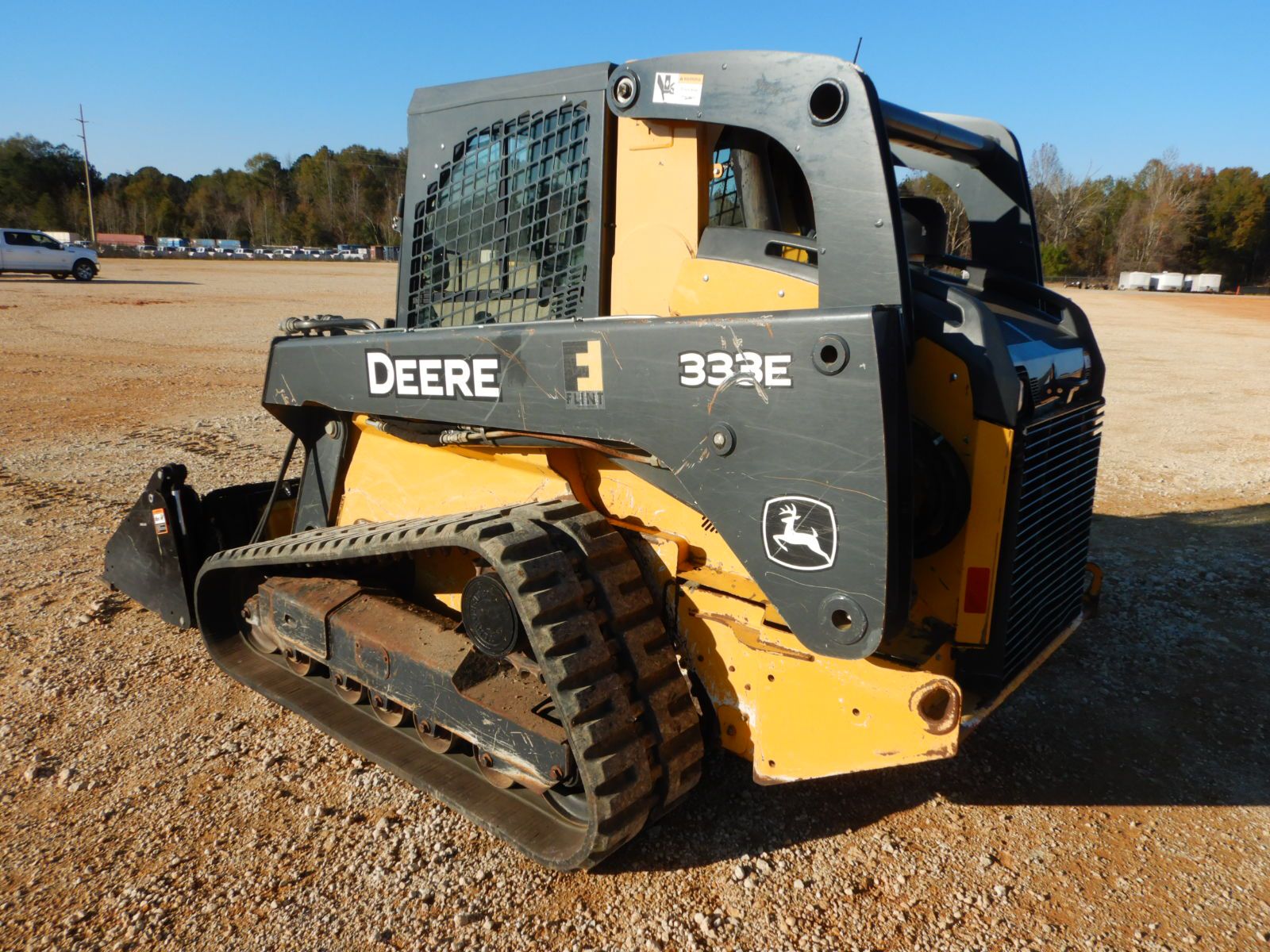 2015 JOHN DEERE 333E Skid Steer Loader Crawler J.M. Wood Auction