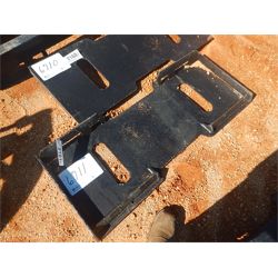 SOLID BACK WELD ATTACH PLATE Skid Steer Attachment
